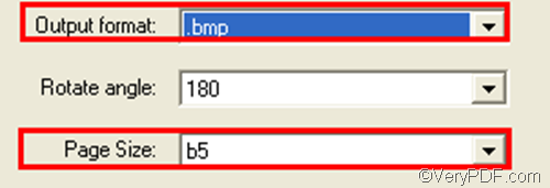 set options to PXL to BMP and fit to paper size