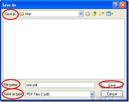 save multiple bmp to one pdf