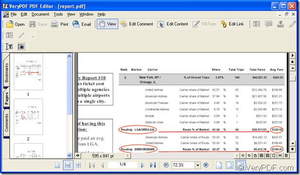 main interface of PDF Editor