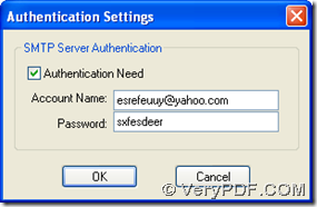 edit account of authentication need 