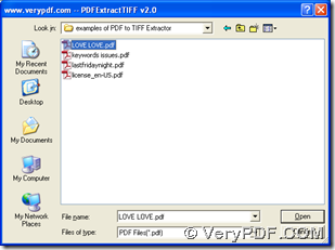 dialog box for adding PDF