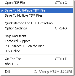 select "save to multi-page TIFF file" on pop list