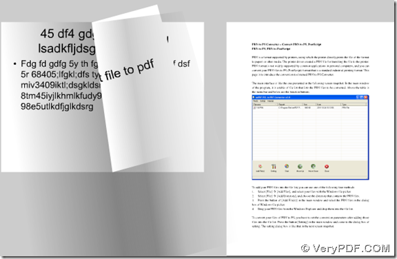 adjusted flip book ofcomplete page display from PDF through command line 
