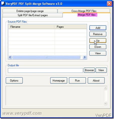 merge PDF file