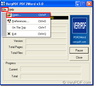 convert PDF to DOC or DOCX with VeryPDF PDF to Word Converter