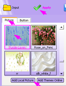 set background when convert photo to flip book