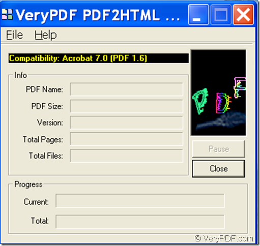 convert PDF to HTML with VeryPDF PDF to HTML Converter