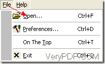 add PDF into VeryPDF PDF to Word Converter