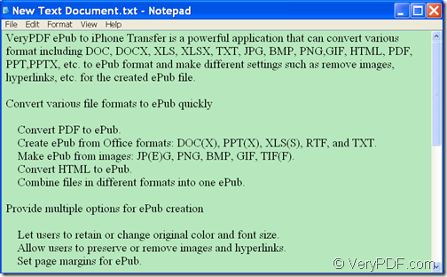 Input TXT file