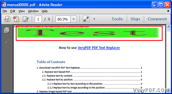 PDF with image header after setting PDF header and PDF footer