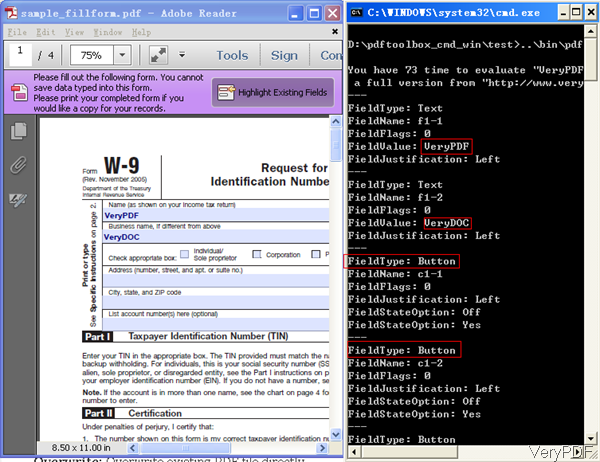 extract data from PDF Form