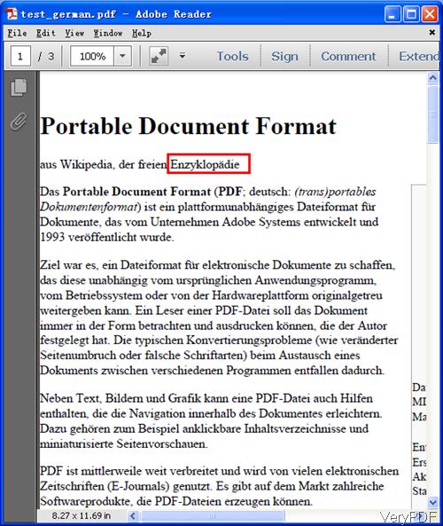 German PDF