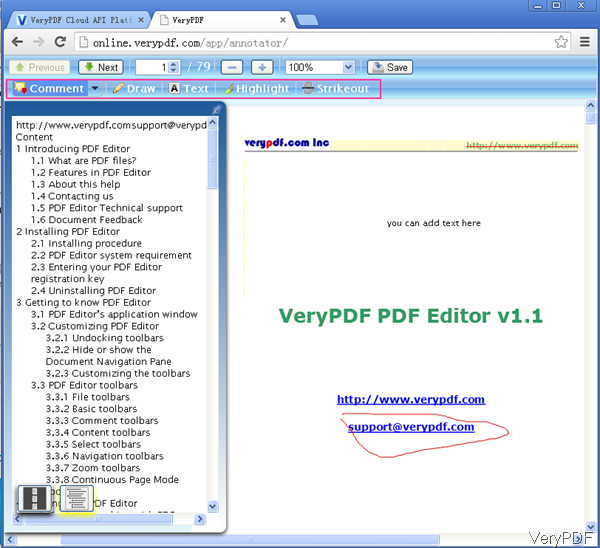 PDF annotator