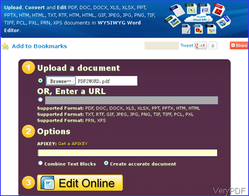 website of Free Online Document Editor