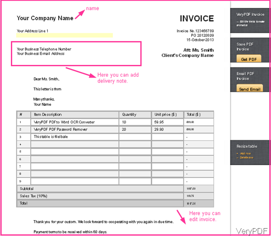 Easiest way to create dynamic-content documents (like invoices ...